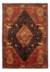 Qashqai Tappeto 157x241cm - Tappeto persiano - blu scuro - Rettangolo / Blu scuro / 157 x 241 cm Rettangolo