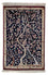 Perserteppich - Ghom 87 x 59 cm - dunkelblau