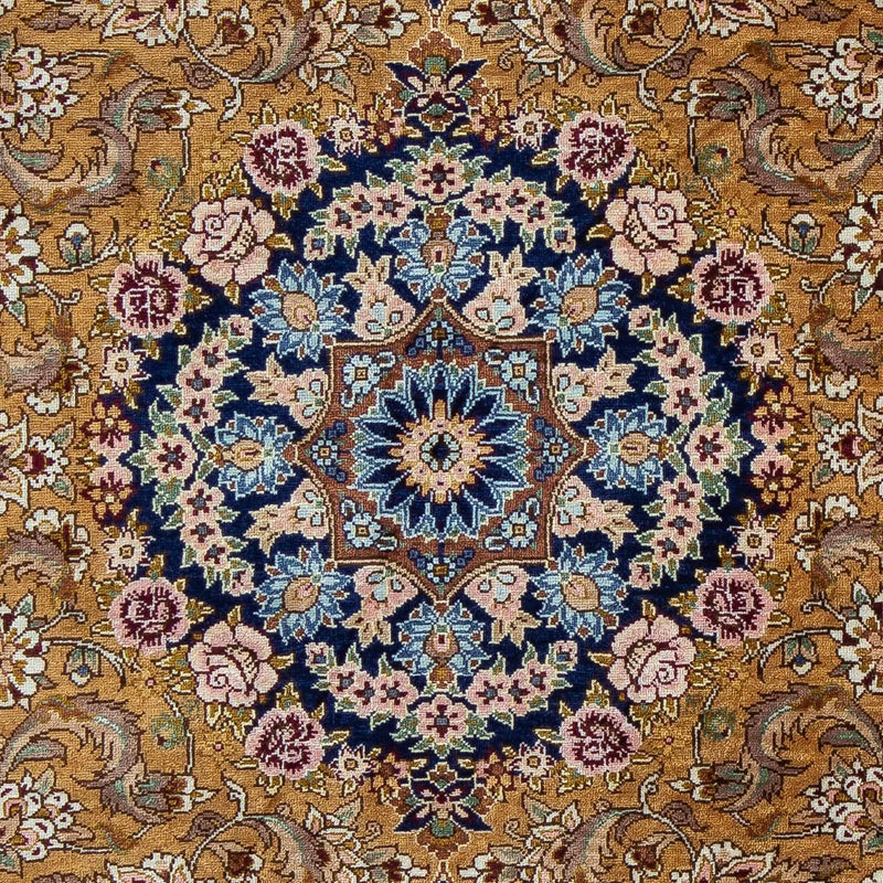 Perserteppich - Ghom 91 x 62 cm - dunkelblau