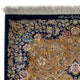 Perserteppich - Ghom 91 x 62 cm - dunkelblau