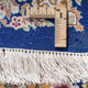 Perserteppich - Ghom 91 x 62 cm - dunkelblau