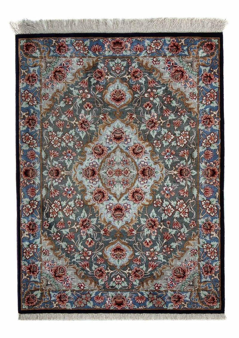 Perserteppich - Ghom 77 x 56 cm - mehrfarbig