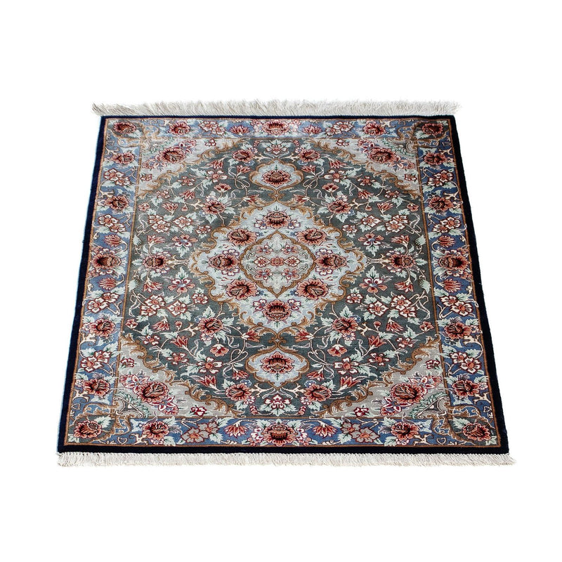 Perserteppich - Ghom 77 x 56 cm - mehrfarbig