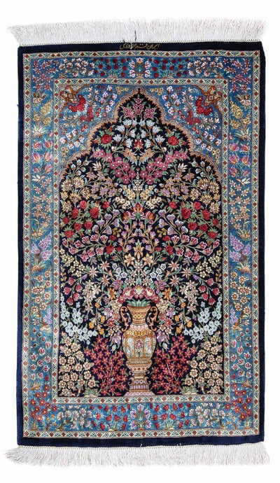 Ghom Teppich 57x96cm - Perserteppich