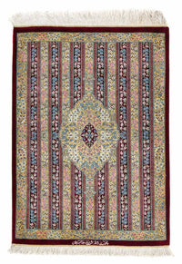 Tapis persan - Ghom - 86 x 60 cm - multicolore