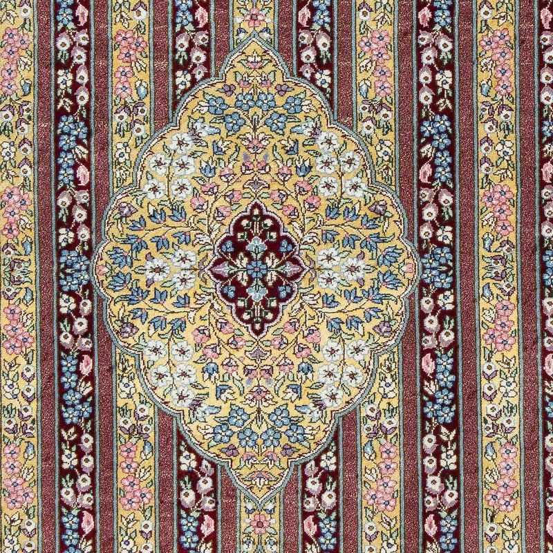 Perserteppich - Ghom 86 x 60 cm - mehrfarbig