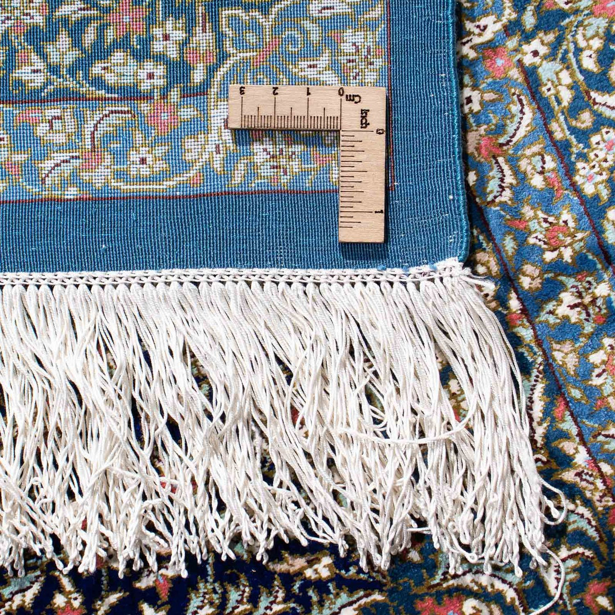 Perserteppich - Ghom 121 x 78 cm - dunkelblau