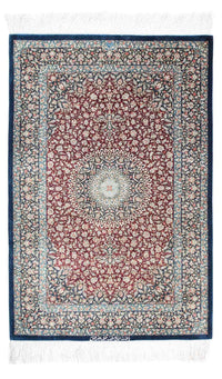 Tapis persan - Ghom - 118 x 77 cm - rouille