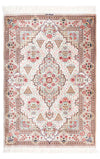 Qom Tappeto 84x125cm - Tappeto persiano - Rettangolo / Beige / 84 x 125 cm Rettangolo