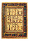 Kashkuli Tapis 105x143cm - Tapis persan - beige - Rectangle / Beige / 105 x 143 cm Rectangle