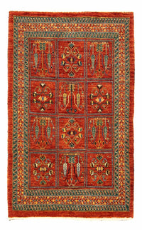 Tappeto Gabbeh - Kashkuli Persero - 134 x 84 cm - rosso scuro