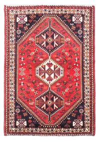 Tapis persan - Nomadic - 169 x 115 cm - rouge foncé