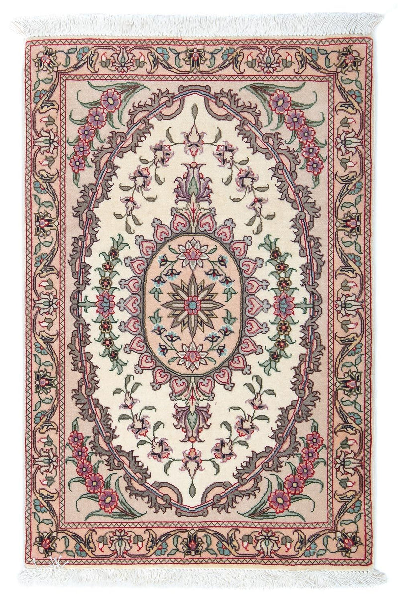 Perserteppich - Täbriz - Royal 90 x 60 cm - beige
