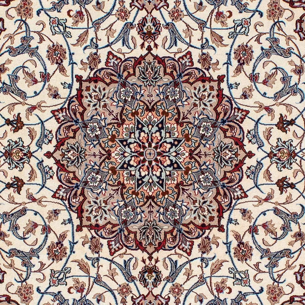 Tappeto di seta - Ghom seta - Premio - 202 x 128 cm - beige