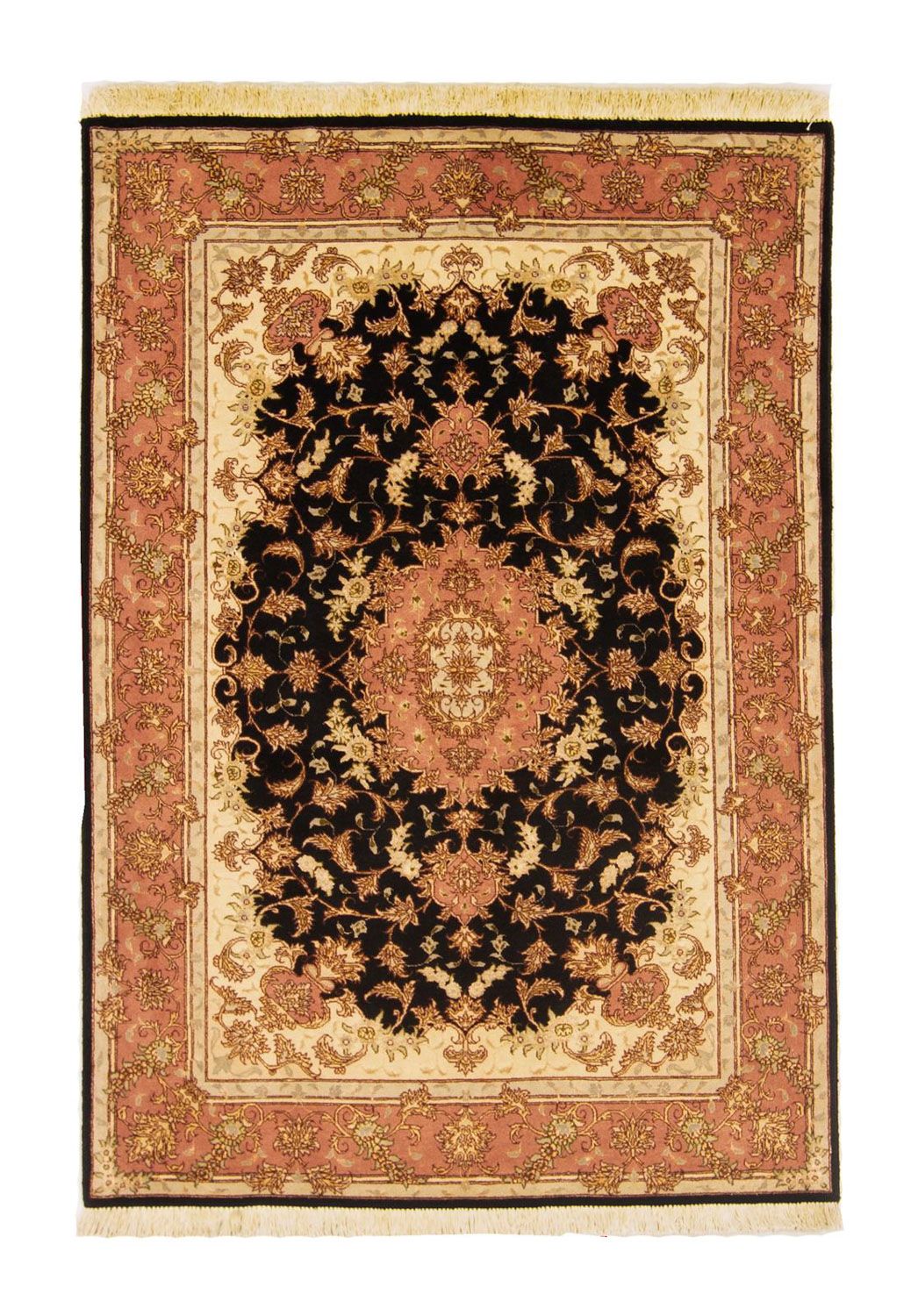 Täbriz - 50 Raj Teppich 147x102cm - Perserteppich