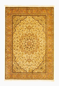 Tapis persan - Tabriz - Royal - 150 x 105 cm - beige