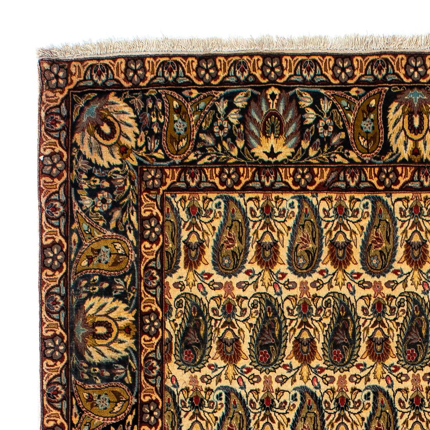 Tapis de Qom en soie Tapis 195x135cm - Tapis persan