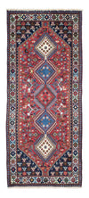 Yalameh Tapis 82x197cm - Tapis persan - rouge - Tapis de couloir / Rouge / 82 x 197 cm Tapis de couloir