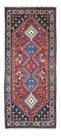 Tapis de couloir Tapis persan - Nomadic - 197 x 82 cm - rouge