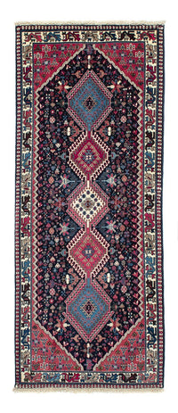 Tapis de couloir Tapis persan - Nomadic - 203 x 83 cm - bleu foncé