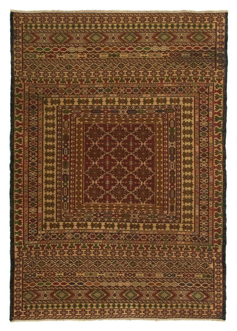 Kelim Teppich - Oriental 138 x 94 cm - mehrfarbig