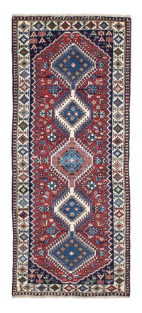 Tapis de couloir Tapis persan - Nomadic - 197 x 78 cm - rouge