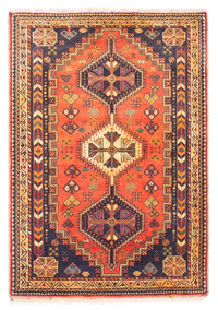 Tapis persan - Nomadic - 164 x 122 cm - rouge