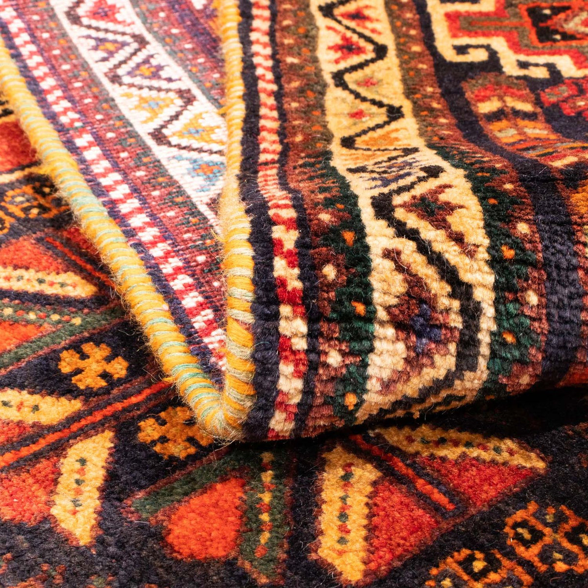 Perserteppich - Nomadic 170 x 116 cm - dunkelrot