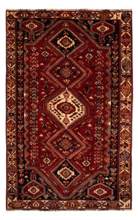 Tapis persan - Nomadic - 290 x 182 cm - rouge foncé