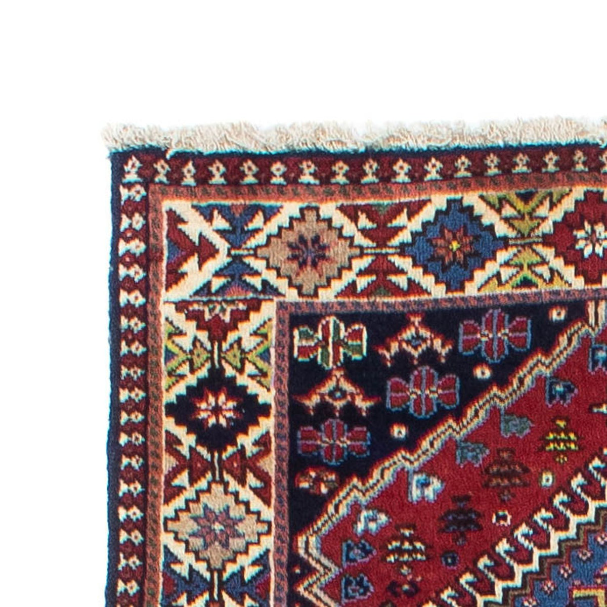 Perserteppich - Nomadic 280 x 80 cm - dunkelrot