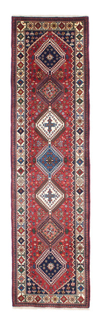 Tapis de couloir Tapis persan - Nomadic - 300 x 81 cm - rouge foncé