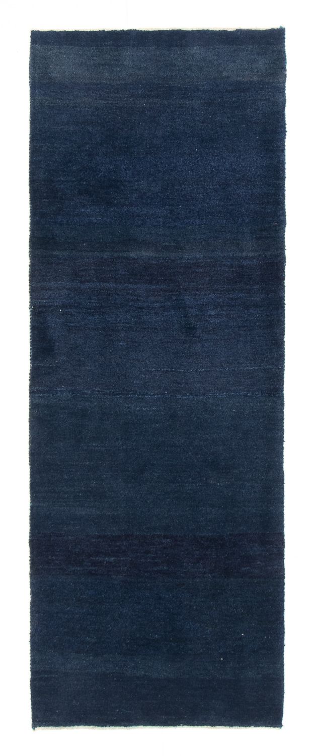 Gabbeh Teppich - Perser 228 x 80 cm - dunkelblau
