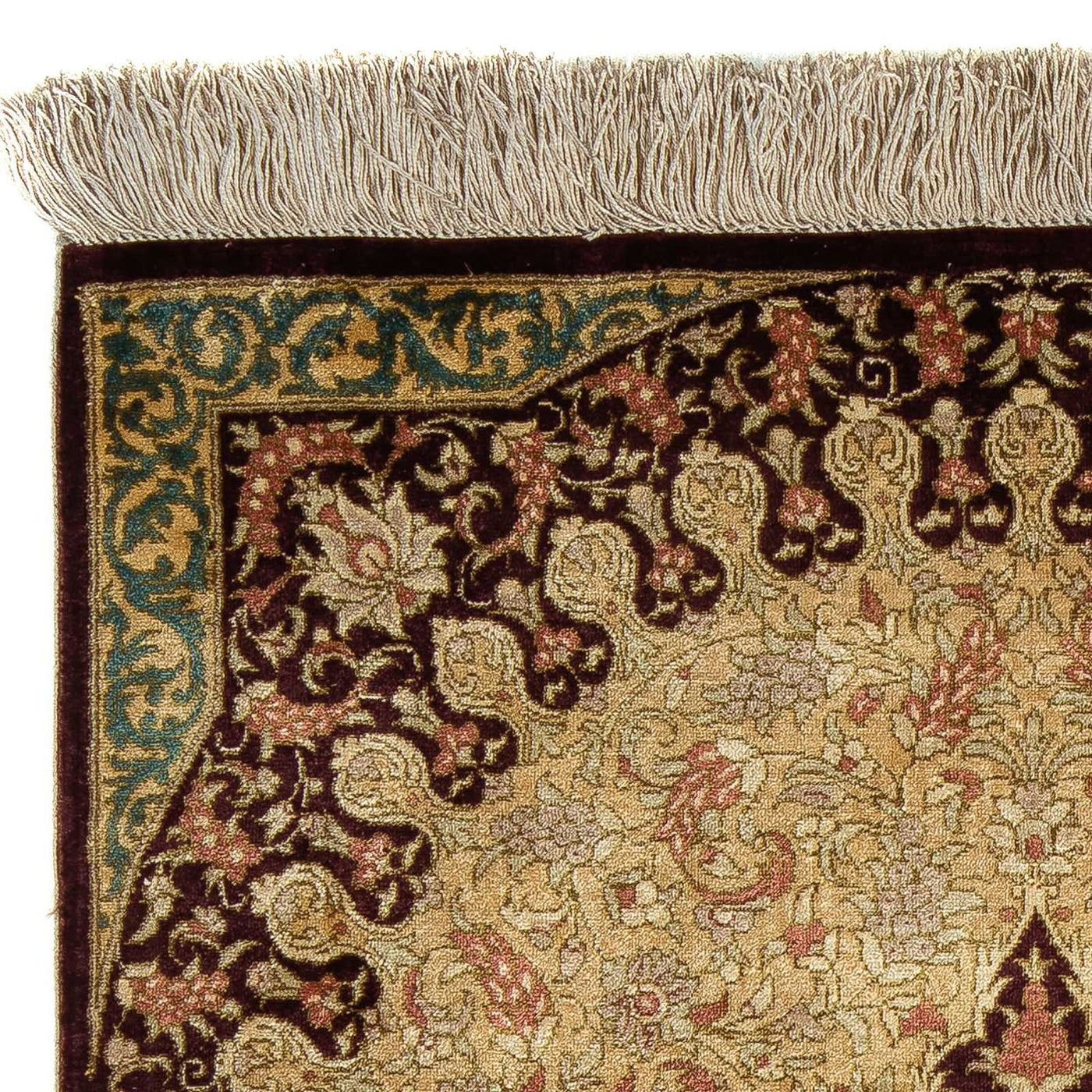 Ghom Tappeto 90x59cm - Tappeto persiano