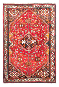 Tapis persan - Nomadic - 155 x 106 cm - rouge