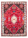 Ghashghai Teppich 118x155cm - Perserteppich - Rechteckig / Dunkelrot / 118 x 155 cm Rechteckig