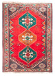 Perserteppich - Nomadic 160 x 110 cm - dunkelrot