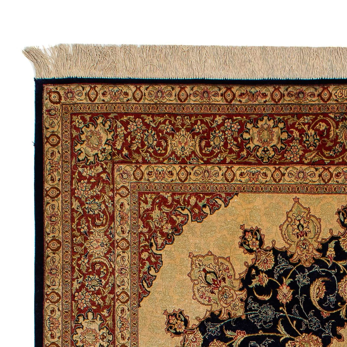 Ghom - Seide Teppich 216x132cm - Orientteppich
