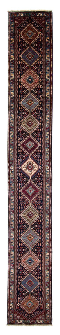 Tapis de couloir Tapis persan - Nomadic - 580 x 83 cm - bleu foncé