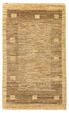 Tapis Gabbeh indien Tapis 72x127cm - Perserteppich Wollteppich - Rectangle / Marron clair / 72 x 127 cm Rectangle