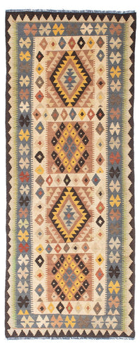 Tapis de couloir Tapis Kelim - Oriental - 208 x 82 cm - beige
