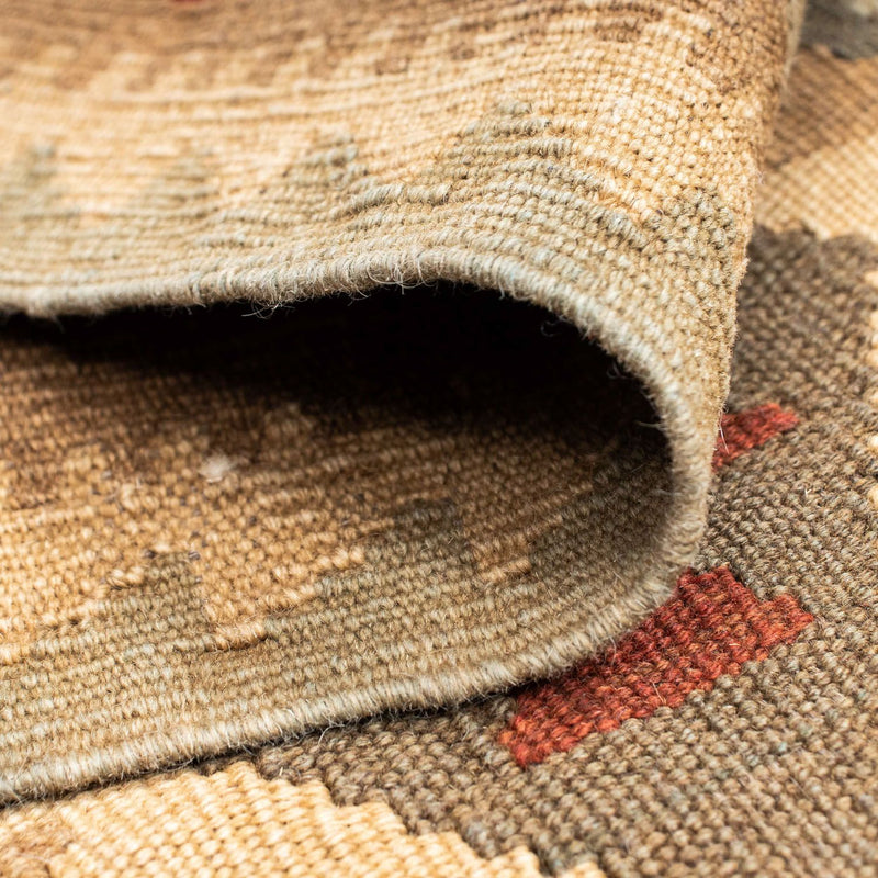 Tapis de couloir Tapis Kelim - Oriental - 192 x 83 cm - marron clair