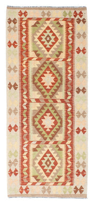 Kelim Teppich - Oriental 196 x 86 cm - beige