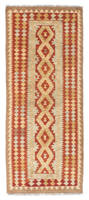 Kelim Teppich - Oriental 200 x 85 cm - beige