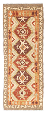 Tapis de couloir Tapis Kelim - Oriental - 203 x 73 cm - beige