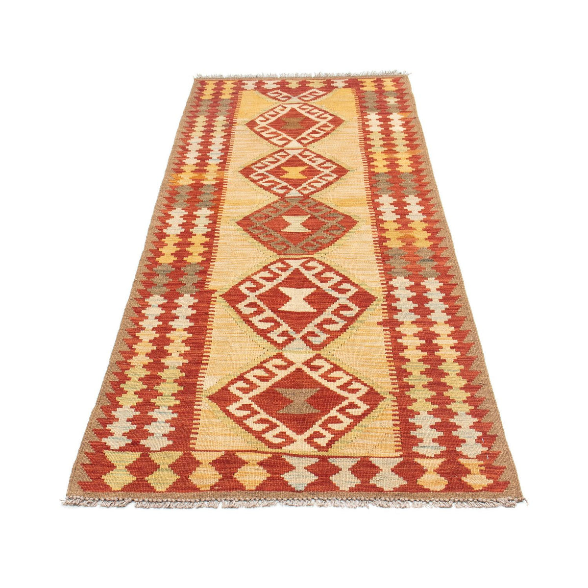 Kelim Teppich - Oriental 196 x 78 cm - beige