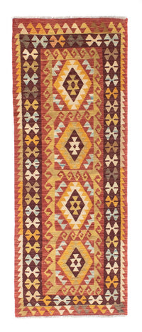 Tapis de couloir Tapis Kelim - Oriental - 204 x 77 cm - rouge