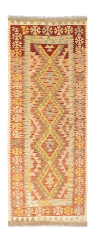 Tapis de couloir Tapis Kelim - Oriental - 197 x 72 cm - beige