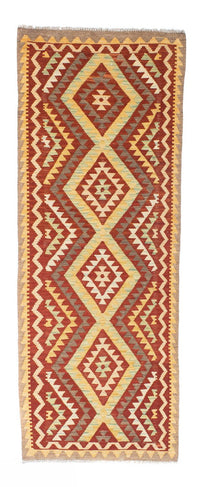 Tapis de couloir Tapis Kelim - Oriental - 214 x 82 cm - rouille