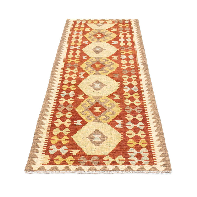 Kelim Teppich - Oriental 195 x 67 cm - rost