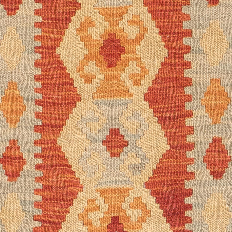 Kelim Teppich - Splash 197 x 63 cm - rot